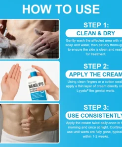 LYYETO® NANOLIPO HPV GENITAL WARTS ERASER CREAM