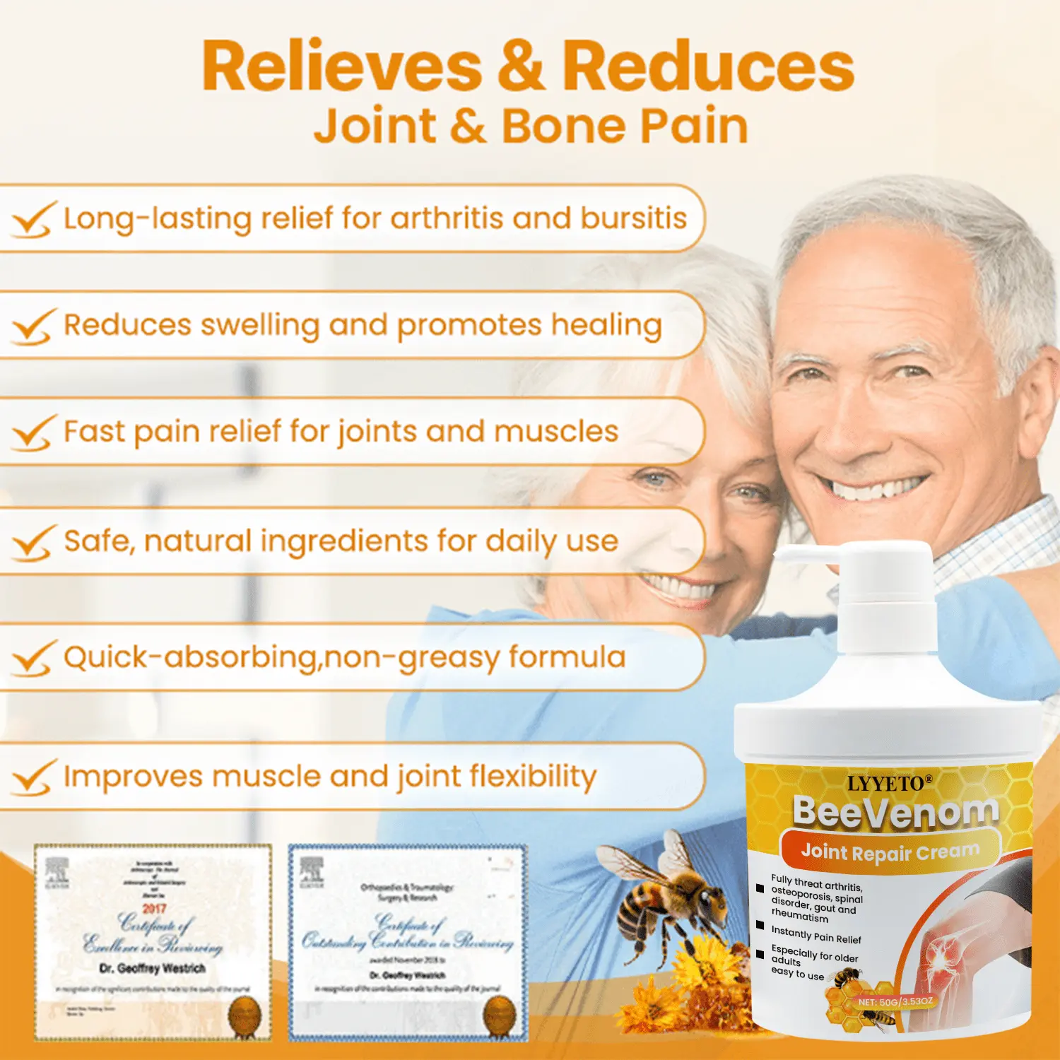 Lyyeto® BeeVenom Joint Repair Cream9