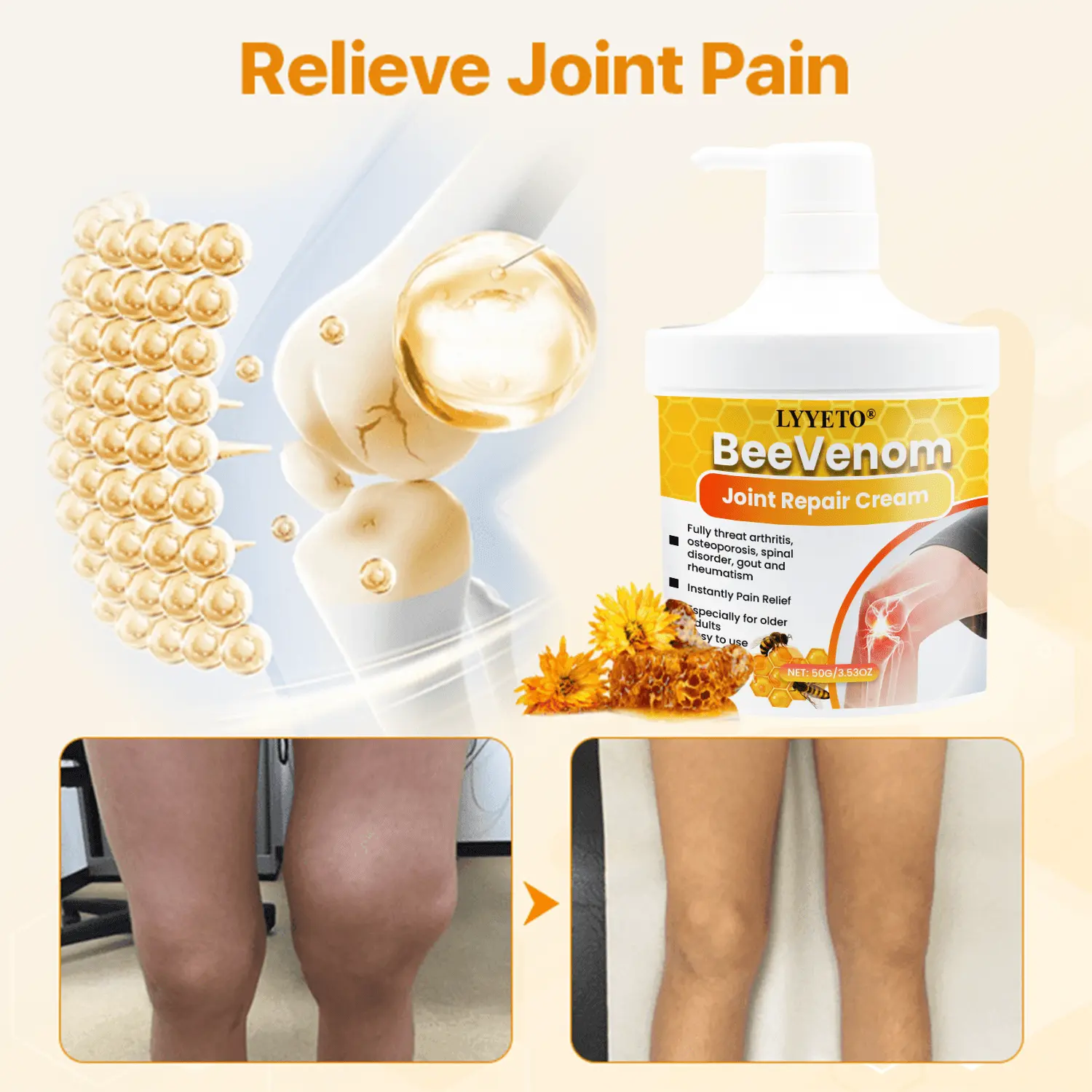 Lyyeto® BeeVenom Joint Repair Cream9