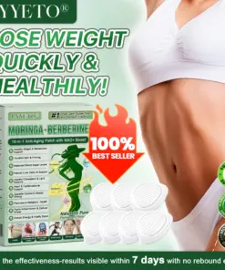 Lyyeto® Moringa Berberine NAD 10-in-1 Nano Microneedle Patch(Just once a day, visible changes in 7 days)